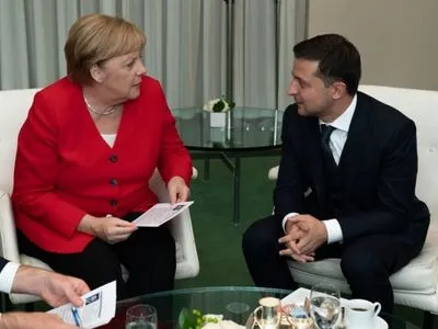 Зеленський зустрівся з Меркель у Нью-Йорку
