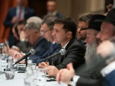 Президент Украины встретился с представителями еврейских организаций США