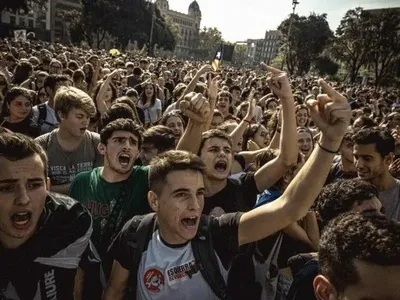Осужденные лидеры сепаратистов Каталонии выступили против беспорядков в ходе демонстраций