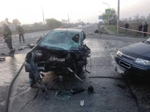 Смертельное ДТП с участием четырех авто в Днепре: 1 погибший, 3 пострадавших