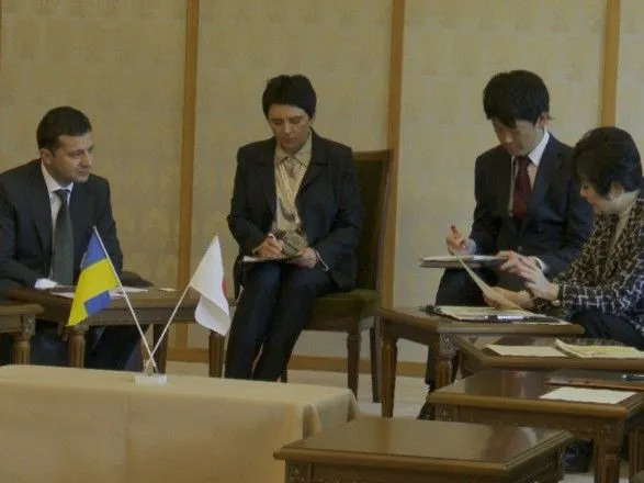 Зеленский встретился в Токио с руководством парламента Японии