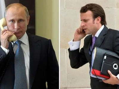 Путин и Макрон поговорили телефоном об Украине и "нормандском формате"