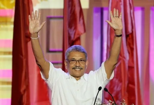 Президентом Шрі-Ланки став 70-річний військовий