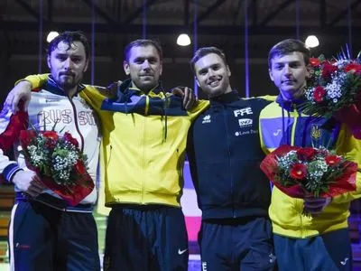 Троє українців вибороли медалі Кубку світу з фехтування