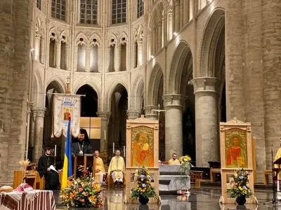 В столице Бельгии провели молебен по жертвам Голодомора
