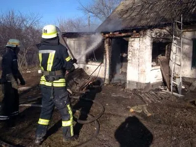 В Днепропетровской области во время пожара погибла женщина