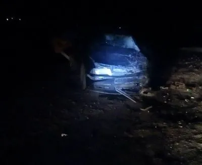 Водій згорів разом з автомобілем у ДТП на Полтавщині