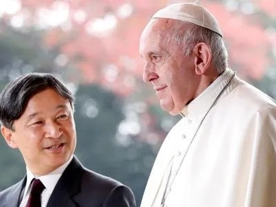 Папа Римський Франциск зустрівся з імператором Японії Нарухіто