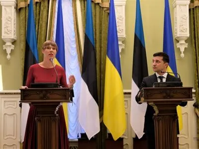 Зеленский и Кальюлайд подписали совместное заявление о дальнейшем сотрудничестве между странами