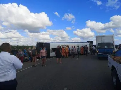 В Домініканській Республіці перекинувся автобус із російськими туристами
