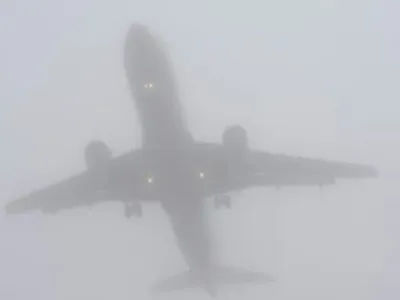 В аэропорту Харькова из-за тумана отменено 5 авиарейсов