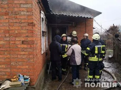 У пожежі на Донеччині загинула 95-річна жінка
