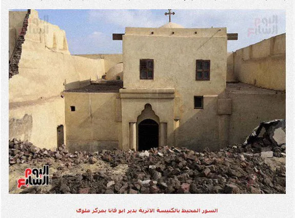 В Египте обрушилась стена старинной церкви, не менее 3 погибших