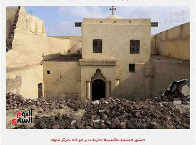 У Єгипті обвалилася стіна старовинної церкви, щонайменше 3 загиблих