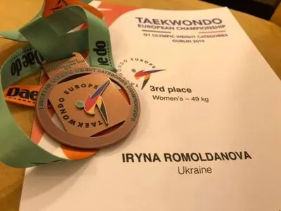 Украинская тхеквондистка завоевала награду чемпионата Европы