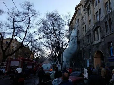 Пожар в колледже в Одессе: спасатели рассказали, как начиналась эвакуация