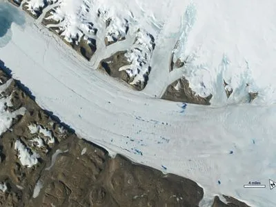 NASA показало майже 50 років танення льодовиків Аляски за кілька секунд