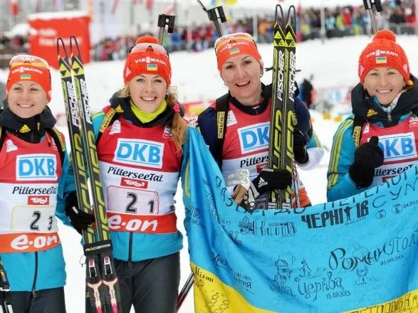 Збірна України за крок до медалі завершила жіночу естафету КС з біатлону