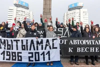В Казахстані у День незалежності затримали десятки людей