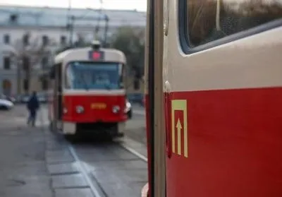 ДТП спровоцировало задержку трамваев в столице