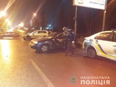 У Харкові в ДТП постраждало два поліцейських та 16-річний хлопець