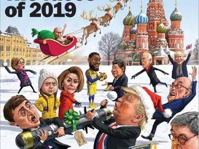 Зеленский в компании мировых лидеров и Путин на оленях: рождественская обложка The Week