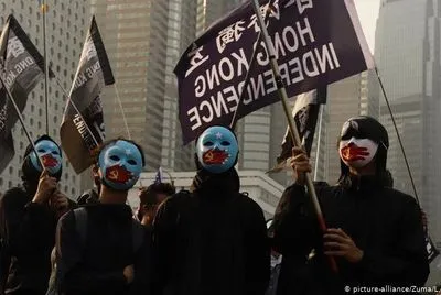 В Гонконгу поліція розігнала першу акцію на підтримку уйгурів