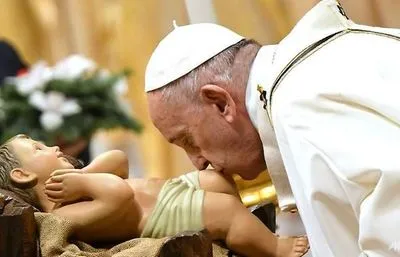 Папа Франциск привітав християн з католицьким Різдвом