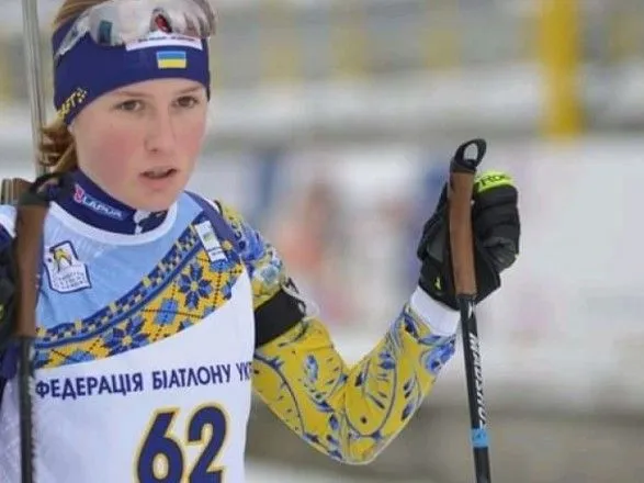 Четырнадцатилетняя биатлонистка завоевала второе "золото" чемпионата Украины
