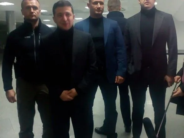 Зеленский прибыл в аэропорт "Борисполь"