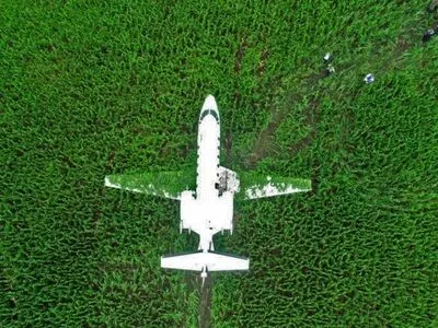 В Аргентине частный самолет совершил аварийную посадку на кукурузное поле