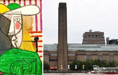 В лондонской галерее мужчина порезал картину Пикассо
