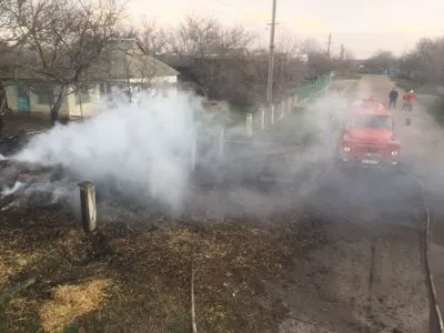 У новорічну ніч на Миколаївщині виникло дві пожежі на території житлових будинків