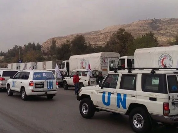 ООН отправила в Сирию гуманитарный караван