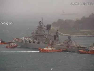 Ракетний крейсер РФ не зміг пришвартуватися у Стамбулі