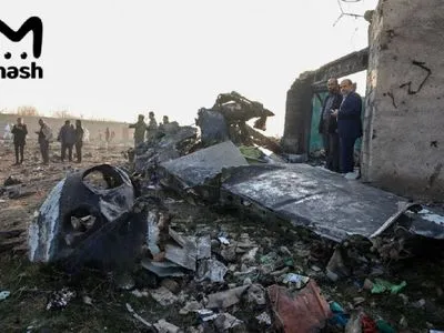СНБО: на борту самолета МАУ, потерпевшего крушение в Иране, предварительно было 11 украинцев