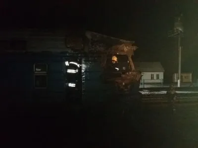 В Сумській області під час руху загорівся приміський дизель-поїзд