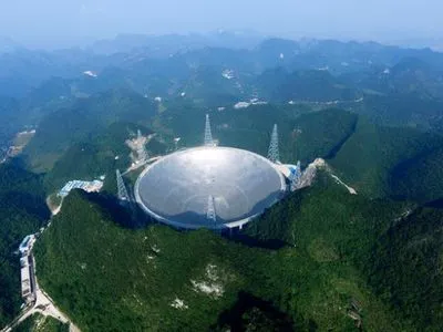 У Китаї запрацював найбільший в світі сферичний радіотелескоп