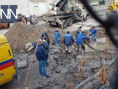 В Киеве снова произошел порыв теплосети: теперь на Шулявке