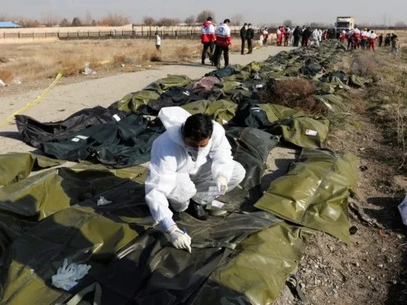 Авіакатастрофа в Ірані: тіла загиблих українців доправлять у "Бориспіль" 19 січня