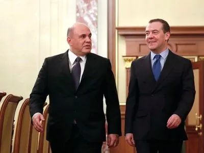 Медведєв провів зустріч з новим прем'єром Мішустіним