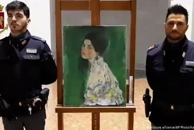 Картина Клімта, яку знайшли в Італії у сміттєвому пакеті, виявилася справжньою
