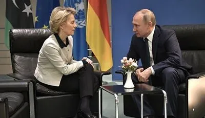 Глава Еврокомиссии обсудила с Путиным транзит газа через Украину