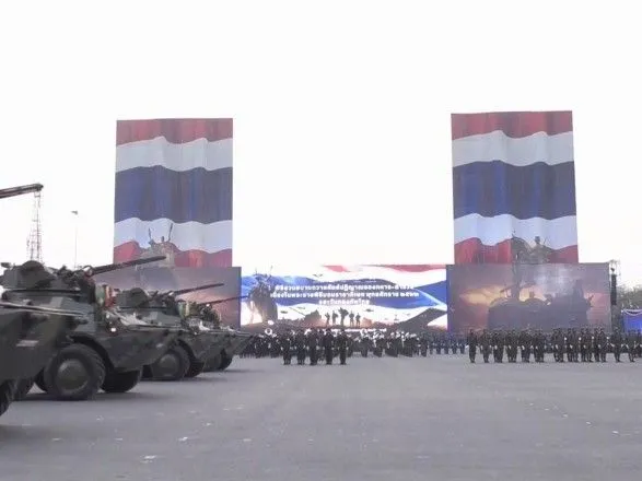 Українські танки представили на параді з прийняття ЗС Таїланду присяги на вірність королю
