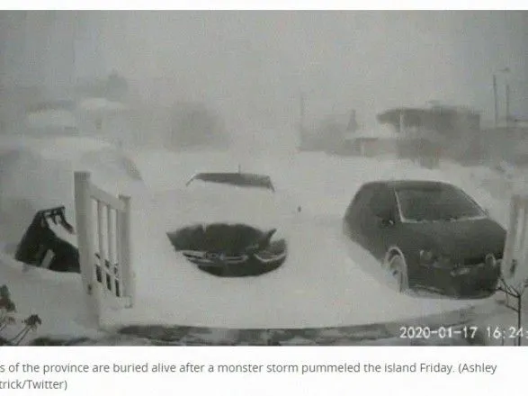В Канаде выпало рекордное количество снега