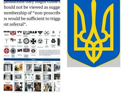 Британський уряд відреагував на критику віднесення українського тризуба до екстремістських символів