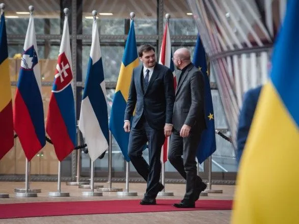 Гончарук обсудил сотрудничество Украины и ЕС с президентом Европейского Совета