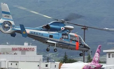 В Японии разбился полицейский вертолет