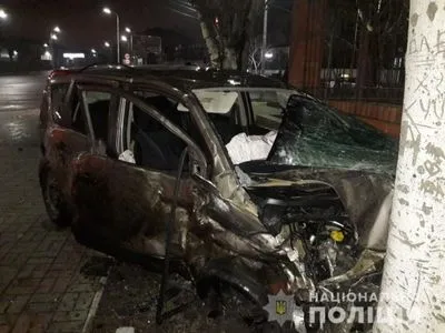 В Запорожской области в ДТП погиб человек, трое в больнице