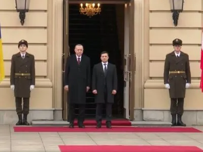 Зеленский встретился с Эрдоганом в Киеве